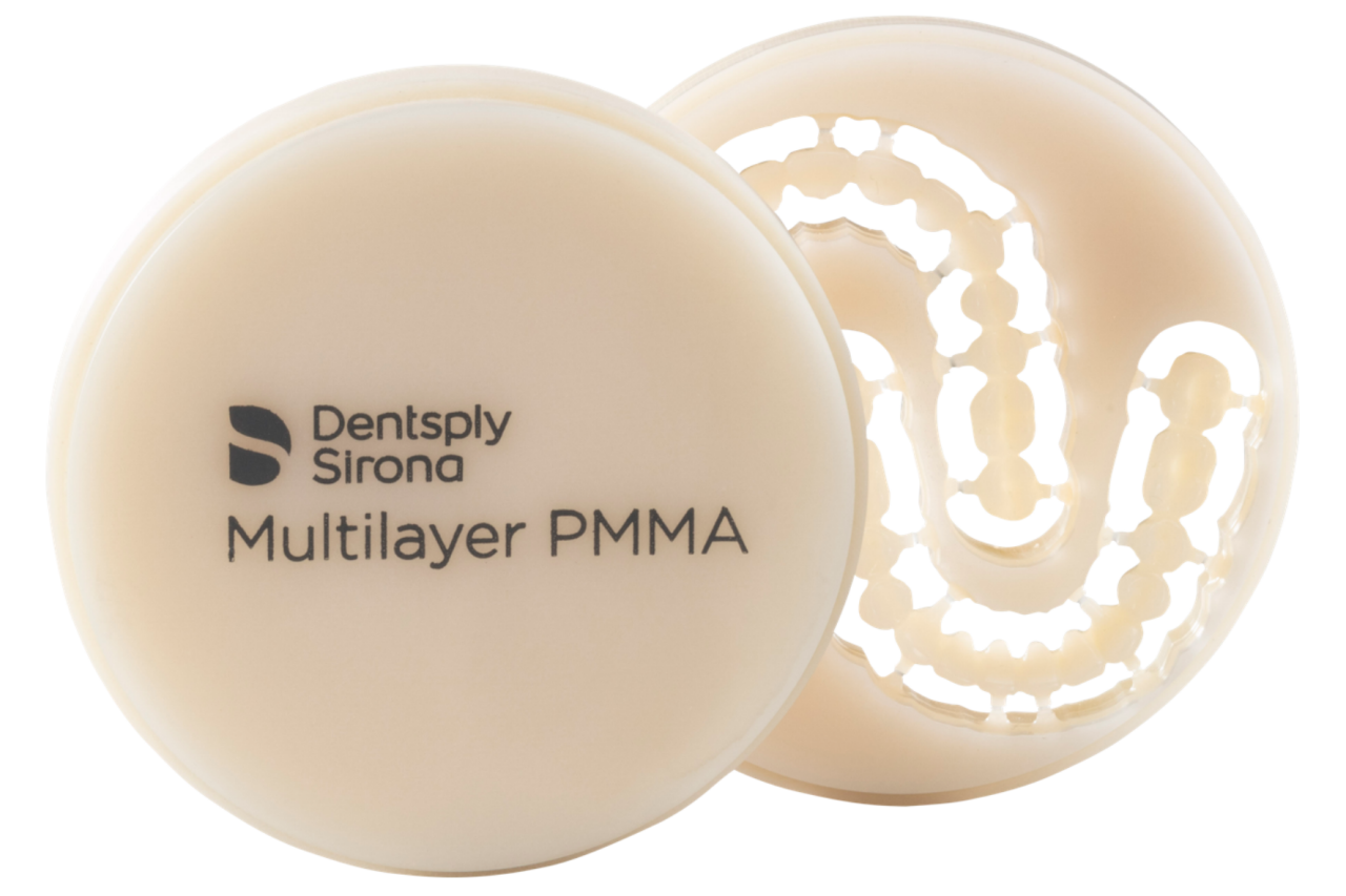 Multilayer PMMA Milled Teeth Disc - BP Image for DT shop